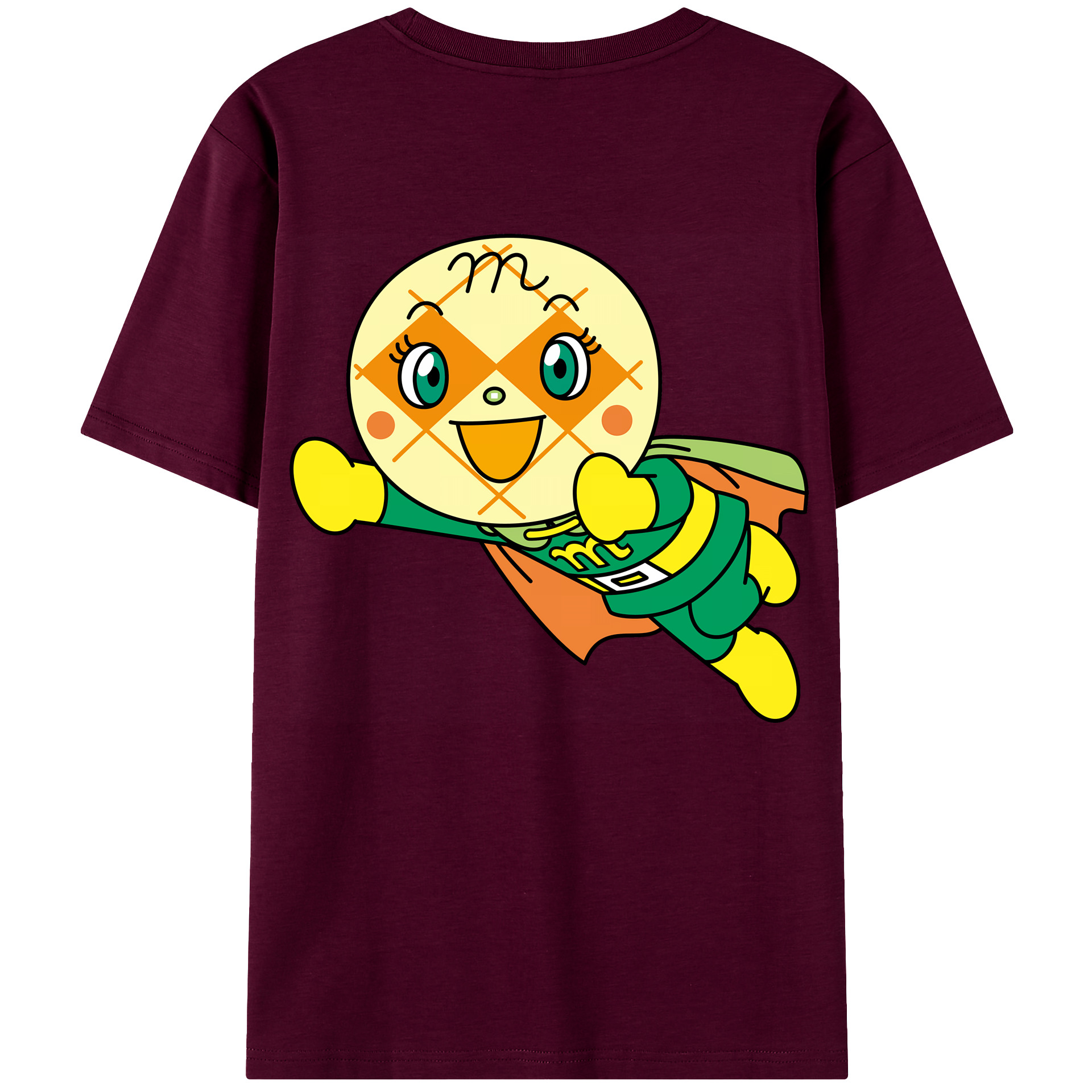 （画像用） アンパンマン Anpanman レディース半袖Tシャツ(バックプリント)